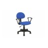 Silla de estudio con asiento y respaldo textil y base de nylon disponible en 3 colores en ACEM