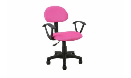 Silla de estudio con asiento y respaldo textil y base de nylon disponible en 3 colores en ACEM