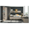 Dormitorio juvenil completo con modulos ocre en ACEM