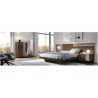 Dormitorio completo formado por cabecero de madera, dos cómodas y armario en ACEM