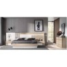 Dormitorio completo compuesto por cabecero, cómodas y cómoda en ACEM