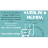 Dormitorio completo formado por cabecero, somier, un sinfonier y dos mesitas en madera blanco mate en ACEM
