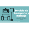 Dormitorio completo formado por cabecero, somier, un sinfonier y dos mesitas en madera blanco mate en ACEM