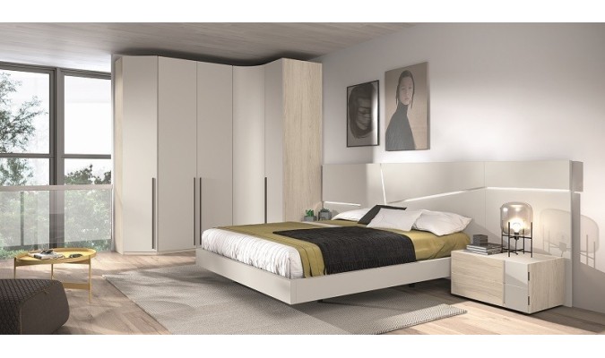 Dormitorio de matrimonio en blanco en ACEM