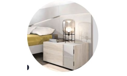 Dormitorio de matrimonio en blanco en ACEM