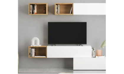 Muebles modulares de salón minimalista en ACEM