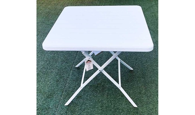 MESA CUADRADA SAK-62 BLANCA 62x62 en ACEM