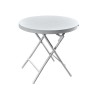 MESA REDONDA RZY-80L RATTAN BLANCA 80cm en ACEM