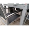 SET S16004 ALUM. MESA EXT.+ 6 SILLAS GRIS en ACEM