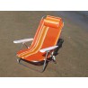 SILLA PLAYA W2010-5 ALUM.TEXT.2x1 560gr.NARANJA en ACEM