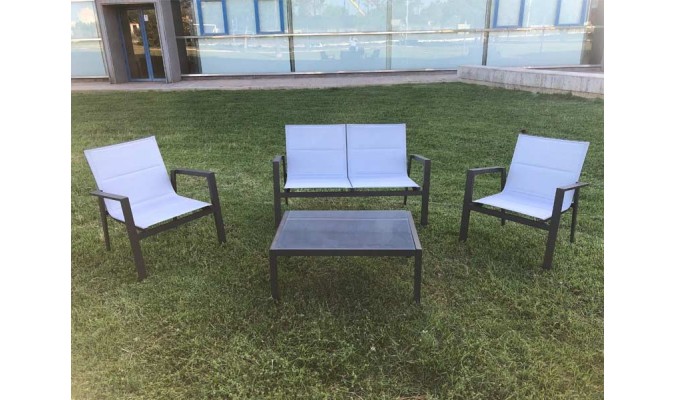 SET "YQC1975 A+B" ALUM.ANTRACITA MATE / TEXTIL en ACEM