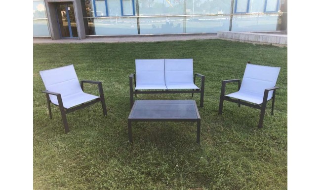 SET "YQC1975 A+B" ALUM.ANTRACITA MATE / TEXTIL en ACEM