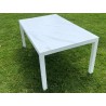 SET SICILY MESA + 6 SILLONES ALUM/TEXT.BLANCO en ACEM