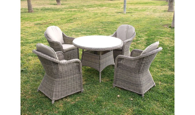 SET 100cm  WWA020 WICKER GRIS OSCURO en ACEM