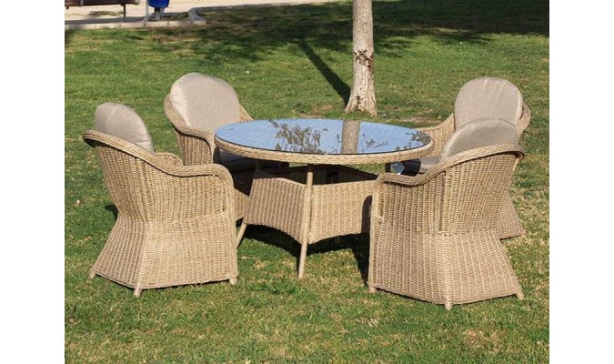 SET 120cm  WWA021 WICKER MARRON CLARO en ACEM