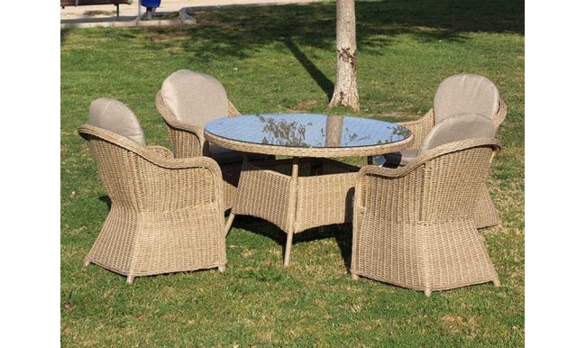 SET 120cm  WWA021 WICKER MARRON CLARO en ACEM