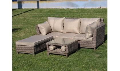 SET WRA1151L ALUM/WICKER...