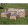 SET SOFA 3P+CHAISS.WM3105 AL/WICKER MARRON HS7148 en ACEM