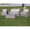 SET TRESILLO WM3248-2 ALUM/WICKER GRIS B-745 en ACEM