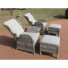 SET WRA1201 RELAX ALUM/WICKER TM1705 GRIS en ACEM