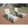 SET WRA1201 RELAX ALUM/WICKER TM1705 GRIS en ACEM