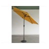 PARASOL ACERO 3Mts.SL-UM010 AMARILLO 6V C/MANIVELA en ACEM