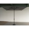 PARASOL ACERO 3Mts.SL-UM010 BEIG 6V C/MANIVELA en ACEM