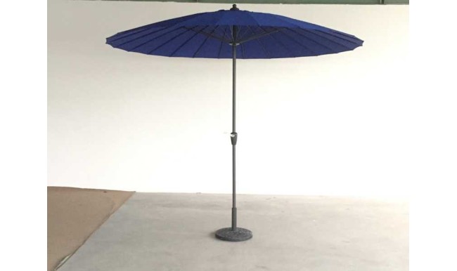 PARASOL FIBRA 2,5Mts.SL-UM014 AZUL 18V C/MANIV en ACEM