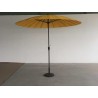 PARASOL FIBRA 2,5Mts.SL-UM014 AMARILLO 18V C/MANIV en ACEM