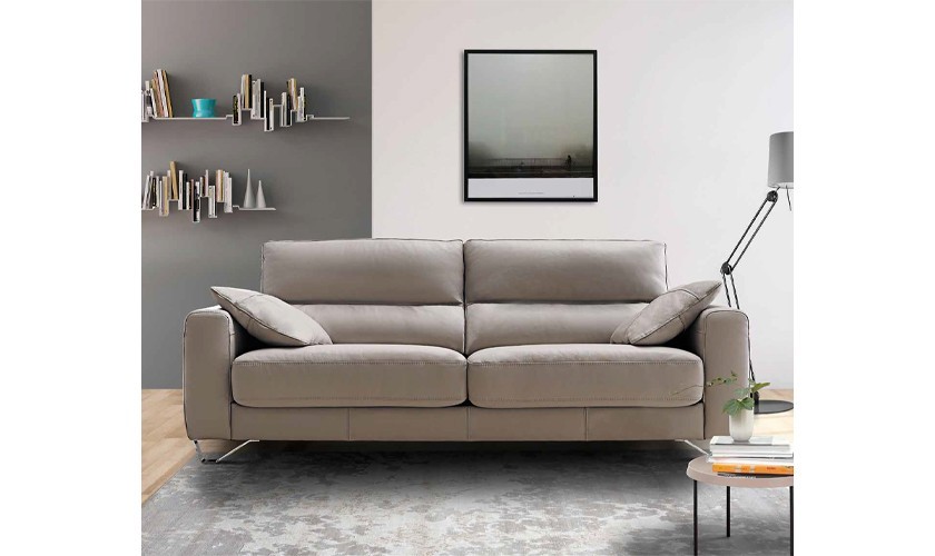 Sofá moderno tapizado de gran calidad